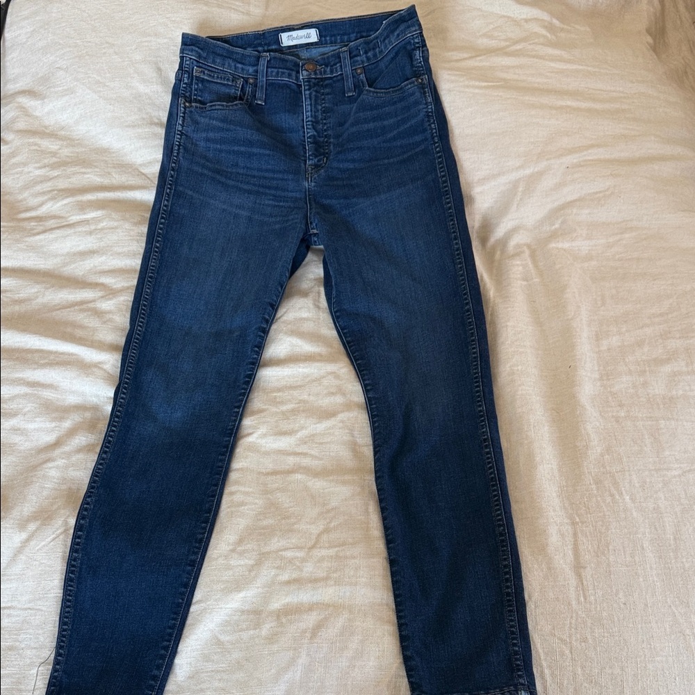 Madewell 10” High Rise Indigo Denim Pants 29